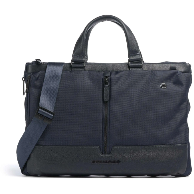 Деловая сумка мужская PIQUADRO MARCEL CA4021W138/BLU с отделением для ноутбука 15,6